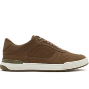 Resim Derimod Erkek Bej Bağcıklı Nubuk Deri Sneaker 25SFD6114V3 