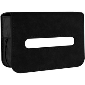 Resim Homyl Araba Doku Kutusu Aşınmaya Dayanıklı Su Geçirmez Siyah 