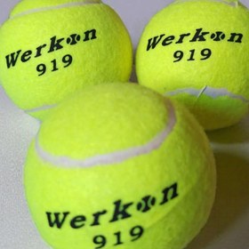Resim werkon 919 tenis topu 3'lü set 