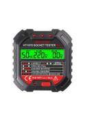 Resim Teltree Mayılon Akıllı Prizi Test Cihazı, 6 Led Gösterge, 90-250v, - - Polarity Kontrolü, Akıntı Tespiti, Avrupa Standartı Pil Yok 