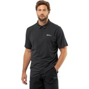 Resim Jack Wolfskin Erkek Polo Tişört Delgami Polo Siyah 