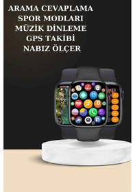 Resim 2025 Model Kablosuz Kulaklık Ve Yeni Nesil Akıllı Saat Metal Kayış Plastik Kayış 