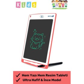 Resim Premium LCD Ekranlı Kalemli Dijital Çizim Tableti Yazı Tahtası Boyama Resim Akıllı Tablet 8,5 Inç 