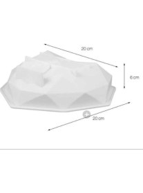 Resim Teknotrust Pinyata Çikolata Kalp Kalıbı Silikon 