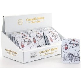 Resim Taşlı İstanbul Tasarımı El Aynası İnce Model 8 