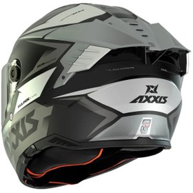 Resim AXXIS HAWK SV EVO IXIL A02 MATT TITANIUM MOTOSİKLET KASKI ECE 22.06 ve DOT 