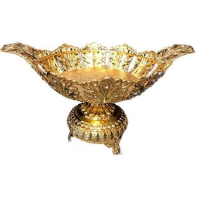 Resim Gold Kristal Taşlı Ayaklı Gondol Çikolatalık Lkm-414 