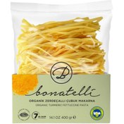 Resim BONATELLİ Organik Zerdeçallı Çubuk Makarna 400g 