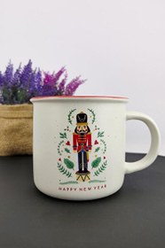 Resim DigitHome New Year Porselen Yılbaşı Kupası 360 Cc Desen 3 – THN10800 C1-1-18 