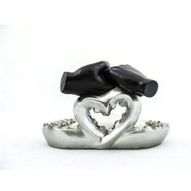 Resim 9060291377909drvs - Özel Tasarım Kalpli Polyester Sunum Tepsisi Çok Renkli 