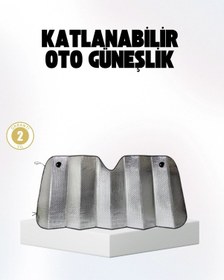 Resim Diğer Otomobil Güneşliği Katlanabilir Tasarım Ve Süngerli Isı Yalıtımı 