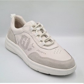 Resim Greyder 34590 Kirli Beyaz Hakiki Deri Kadın Günlük Casual Sneaker Kirli Beyaz 