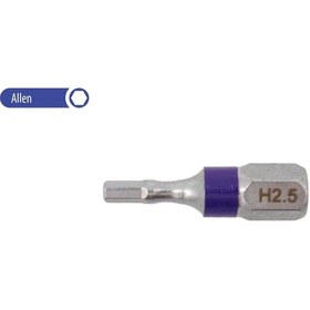 Resim Ceta Form 2.5 X 25 Mm Allen Bits Uç Renk Kodlu Cb/1825tc 