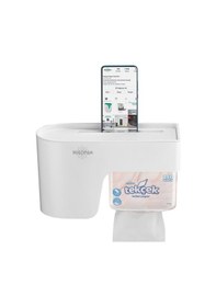 Resim Rulopak Multitask Tuvalet Kağıdı Dispenseri Beyaz 