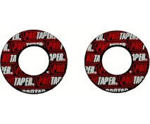 Resim Hightower Kırmızı Motosiklet Gidon Tutma Kaymaz Donat Pedleri Modifiye 