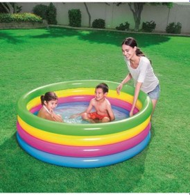 Resim Bestway Renkli 4 Halkalı Havuz 51117 