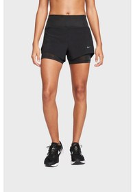 Resim Nike Dri-fit Swift Mid-rise 8cm Approx. 2-in-1 Running Kadın Şort Ndd Sport Siyah 