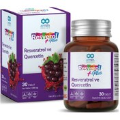 Resim Resverol Plus Resveratrol ve Quercetin Takviye Edici Gıda 30 Tablet 