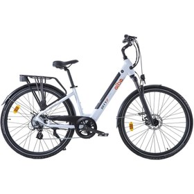 Resim Alba City 2 Elektrikli Şehir Bisikleti Beyaz Md (7.8 Ah) 