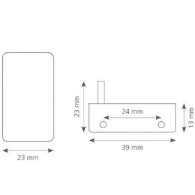 Resim Canex Kapak İticili Çıt Çıt Takım Tekli 25 Adet / Beyaz Beyaz 