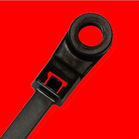 Resim Montaj Delikli Kablo Bağı Plastik Cırt Kelepçe 4 X 205 Siyah 200 Adet 