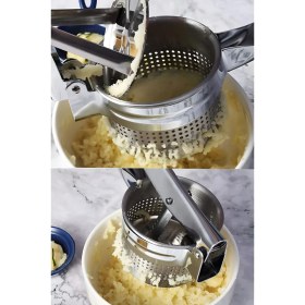 Resim Paslanmaz Çelik Patates ve Meyve Presi, Ezici, Sıkma Aracı, Dayanıklı ve Kolay Kullanım 