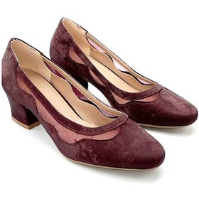 Resim Park Moda Parkmoda Kadın Topuklu Ayakkabı Bordo Bordo 