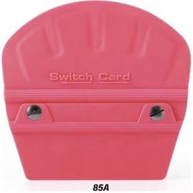 Resim Switch Card Oval Ragle Ppf/tph Cam Filmi Çekme Uygulama Aparatı Teflonlu 85a Sertlik 10x9cm Pembe 