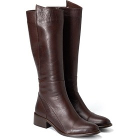Resim Marrone Brown Çizme Kadın 25k11099 Vergelio Skin Boot Marrone Brown 