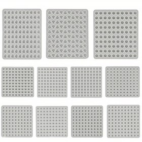 Resim DIY Aromaterapi Mumları ve Sızdırmazlık Bezleri için Karışık Silikon Kalıplar - Kalp Şekilli, At Temalı El Sanatları Seti, Çoklu Boyutlu Delikler ile Ev Yapımı Hediyeler ve Dekorasyonlar için İdeal, Mum Yapımı Malzemeleri 