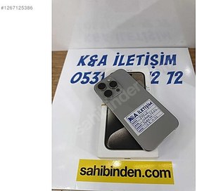 Resim Apple iPhone 15 Pro İkinci El TR | 128 GB | Natürel Titanyum 