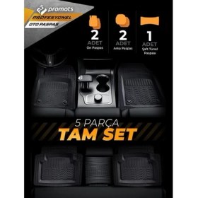 Resim Entelux Seat Toledo 2011 Modeline Uygun 3D Havuzlu Paspas Takımı 