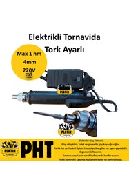 Resim PLATİN HIRDAVAT Elektrikli Tornavida Tork Ayarlı Notbook,pc,telefon,plastik Montaj 220V R4 plt2800044 