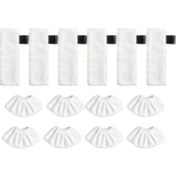 Resim Reedark Kher Sc2/sc3/sc4/sc5 İçin 8 Adet Mikrofiber Mendil Uç Kapak Ve 6 Adet Mop Ped Takımı - 14 Parça Mikrofiber Tüketim Malzemeleri Seti 