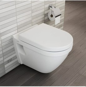 Resim Vitra S50 Kanallı Klozet Beyaz Asma Klozet 5618l003-0850, Vitra Gömme Rezervuar Seti 768-1851 Beyaz 