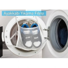 Resim Hassas Çamaşır - Ayakkabı Yıkama Filesi Kapak Bağlamalı 35 x 20 cm 