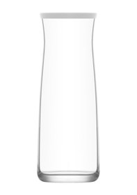 Resim LAV Vera Cam Karaf Tekli 1,2 L Beyaz Silikon Kapaklı (Sürahi ) 