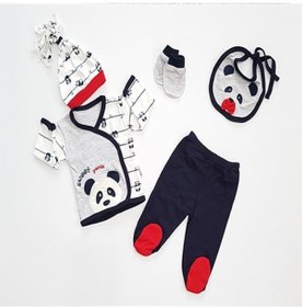 Resim 3086 Sweet Panda 5'li Set Lacivert 