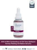 Resim The purest solutions aha 10% + bha 2% peeling solution exfoliating facial peeling 30 ml 