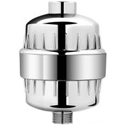 Resim Xindoker Dus Filtresi Aktif Karbonlu Kdf+kalsiyum Sülfit+vitamin C+seramik Top, 10-15 Aşama, 12000 Galon, 6 Ay, Çelik/beyaz/gümüş 