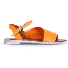 Resim Bueno Shoes Turuncu Deri Kadın Düz Sandalet 01wn5001 