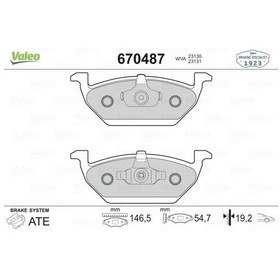 Resim Gdb1357 Ön Balata Golf Iv Bora 97-6.05 Polo 99 Octavıa 97 Leon Toledo 99-06 Ibıza 02 Audı 1j0698151a-1j0698151b-6r0698151a 