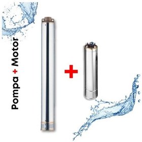 Resim Alarko 4sd6/11 - 1,5 Hp - 380 V Trifaze Dalgıç Pompa 