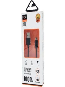 Resim Link K558 Strong Micro Usb 2.4a 1000 mm Şarj Senkronizasyon Kablosu 