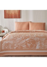 Resim Taç Jakar Idore Çift Kişilik Pike Takımı Somon 000000001000050056 Somon 