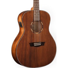 Resim Washburn WLO12SE Woodline Serisi Elektro Akustik Gitar (Profesyonel - Orchestra Kasa) | Masif Maun Kapak (Solid Mahogany), Maun Arka ve Yanlar, Fishman Isys+ EQ, Sıcak Tonlar | Uyum: Parmak Stili (Fingerstyle) Çalım İçin İdeal 
