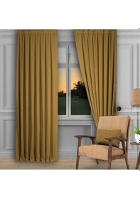 Resim Devetüyü Ada Fon Perde Sık Pile 1'e 3 Pile-deve Tüyü Deve Tüyü 