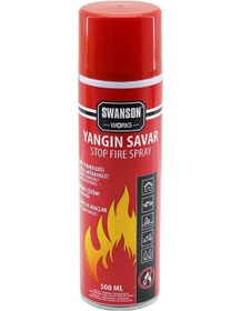 Resim Swanson Works Yangın Savar Sprey 500ml Ev - Ofis - Oto Araç Ateş Boğucu Köpük Tabaka Oluşturur 5042 
