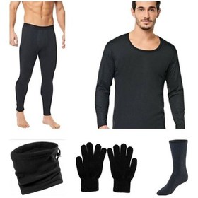 Resim Termal Takım 5'li Set Siyah 