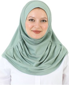 Resim Modish Group Hazır Giyim Türban Yumuşak Başörtü Şal - Açık Yeşil 